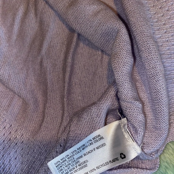 Purple Crew Neck Lightweight Sweater sz xl long sleeve like new - Picture 4 of 10